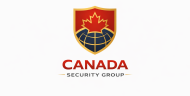Canada Security Group logo with a red maple leaf shield and globe emblem